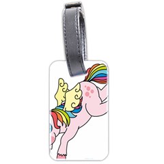 Unicorn Arociris Raimbow Magic Luggage Tags (two Sides) by Nexatart