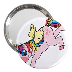 Unicorn Arociris Raimbow Magic 3  Handbag Mirrors by Nexatart