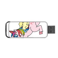 Unicorn Arociris Raimbow Magic Portable Usb Flash (one Side)