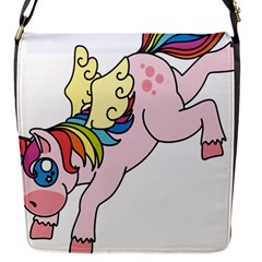 Unicorn Arociris Raimbow Magic Flap Messenger Bag (s) by Nexatart