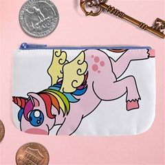 Unicorn Arociris Raimbow Magic Large Coin Purse by Nexatart