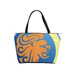 Lion Zodiac Sign Zodiac Moon Star Shoulder Handbags Front