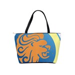 Lion Zodiac Sign Zodiac Moon Star Shoulder Handbags Back