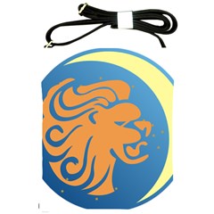 Lion Zodiac Sign Zodiac Moon Star Shoulder Sling Bags by Nexatart