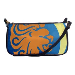 Lion Zodiac Sign Zodiac Moon Star Shoulder Clutch Bags by Nexatart