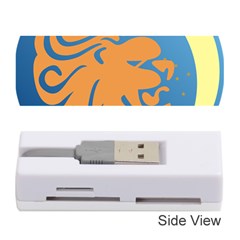 Lion Zodiac Sign Zodiac Moon Star Memory Card Reader (stick)  by Nexatart