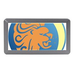 Lion Zodiac Sign Zodiac Moon Star Memory Card Reader (mini) by Nexatart