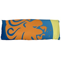 Lion Zodiac Sign Zodiac Moon Star Body Pillow Case (dakimakura) by Nexatart