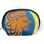 Lion Zodiac Sign Zodiac Moon Star Accessory Pouches (Medium)  Back