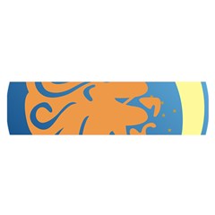 Lion Zodiac Sign Zodiac Moon Star Satin Scarf (oblong) by Nexatart