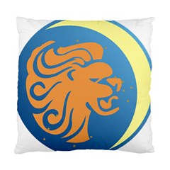 Lion Zodiac Sign Zodiac Moon Star Standard Cushion Case (one Side) by Nexatart