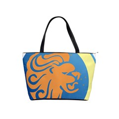 Lion Zodiac Sign Zodiac Moon Star Shoulder Handbags by Nexatart