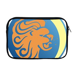 Lion Zodiac Sign Zodiac Moon Star Apple Macbook Pro 17  Zipper Case by Nexatart