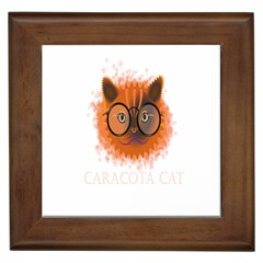 Cat Smart Design Pet Cute Animal Framed Tiles by Nexatart