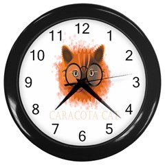 Cat Smart Design Pet Cute Animal Wall Clocks (black) by Nexatart