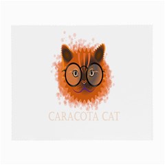 Cat Smart Design Pet Cute Animal Small Glasses Cloth by Nexatart