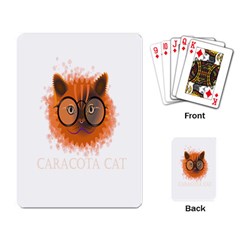 Cat Smart Design Pet Cute Animal Playing Card by Nexatart