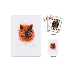 Cat Smart Design Pet Cute Animal Playing Cards (mini)  by Nexatart