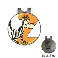 Zebra Animal Alphabet Z Wild Hat Clips With Golf Markers by Nexatart