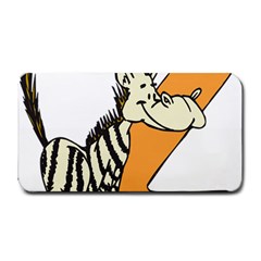 Zebra Animal Alphabet Z Wild Medium Bar Mats by Nexatart