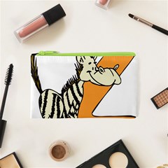 Zebra Animal Alphabet Z Wild Cosmetic Bag (xs) by Nexatart