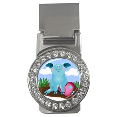 Pig Animal Love Money Clips (cz)  by Nexatart