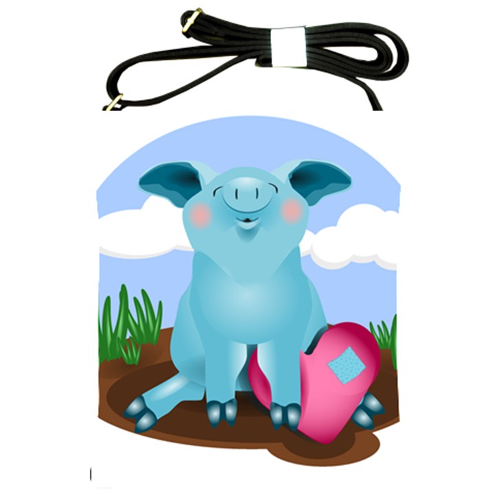 Pig Animal Love Shoulder Sling Bags