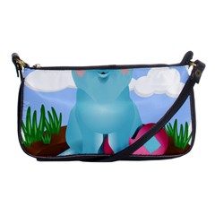 Pig Animal Love Shoulder Clutch Bags by Nexatart