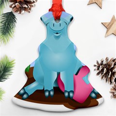 Pig Animal Love Christmas Tree Ornament (two Sides) by Nexatart