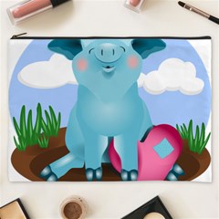 Pig Animal Love Cosmetic Bag (xxxl)  by Nexatart