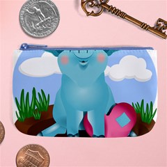 Pig Animal Love Large Coin Purse by Nexatart