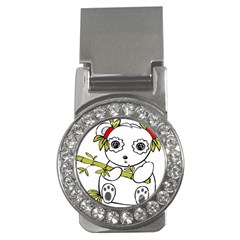 Panda China Chinese Furry Money Clips (cz)  by Nexatart