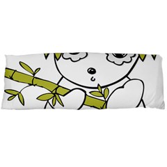 Panda China Chinese Furry Body Pillow Case (dakimakura) by Nexatart