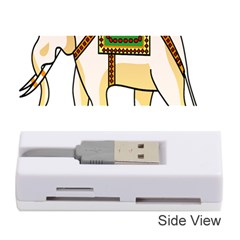 Elephant Indian Animal Design Memory Card Reader (stick)  by Nexatart