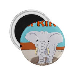 Africa Elephant Animals Animal 2 25  Magnets by Nexatart