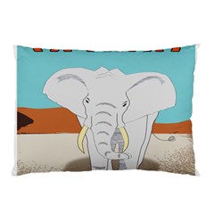 Africa Elephant Animals Animal Pillow Case by Nexatart