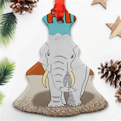 Africa Elephant Animals Animal Ornament (christmas Tree)  by Nexatart