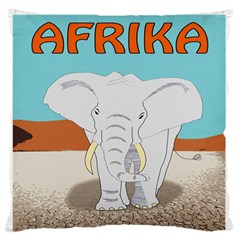 Africa Elephant Animals Animal Standard Flano Cushion Case (two Sides) by Nexatart