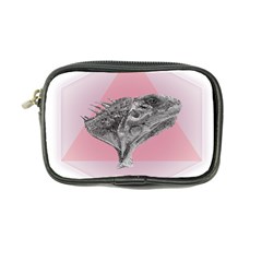 Lizard Hexagon Rosa Mandala Emblem Coin Purse by Nexatart