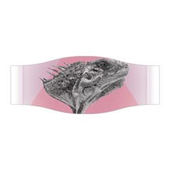 Lizard Hexagon Rosa Mandala Emblem Stretchable Headband by Nexatart