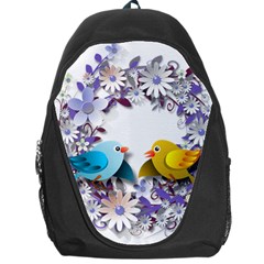 Flowers Floral Flowery Spring Backpack Bag by Nexatart