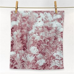 Pink Colored Flowers Face Towel by dflcprints