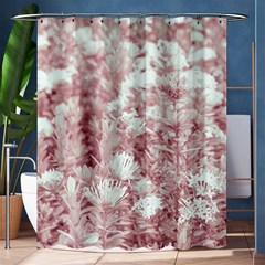 Pink Colored Flowers Shower Curtain 60  X 72  (medium)  by dflcprints