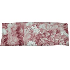 Pink Colored Flowers Body Pillow Case Dakimakura (two Sides) by dflcprints