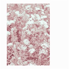 Pink Colored Flowers Small Garden Flag (two Sides) by dflcprints