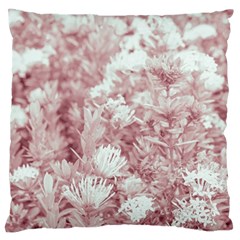 Pink Colored Flowers Standard Flano Cushion Case (one Side) by dflcprints