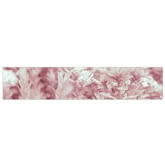 Pink Colored Flowers Flano Scarf (small) by dflcprints