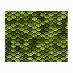 Green Mermaid Scales   Small Glasses Cloth by paulaoliveiradesign