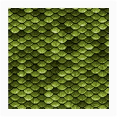 Green Mermaid Scales   Medium Glasses Cloth by paulaoliveiradesign