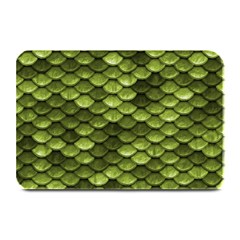 Green Mermaid Scales   Plate Mats by paulaoliveiradesign